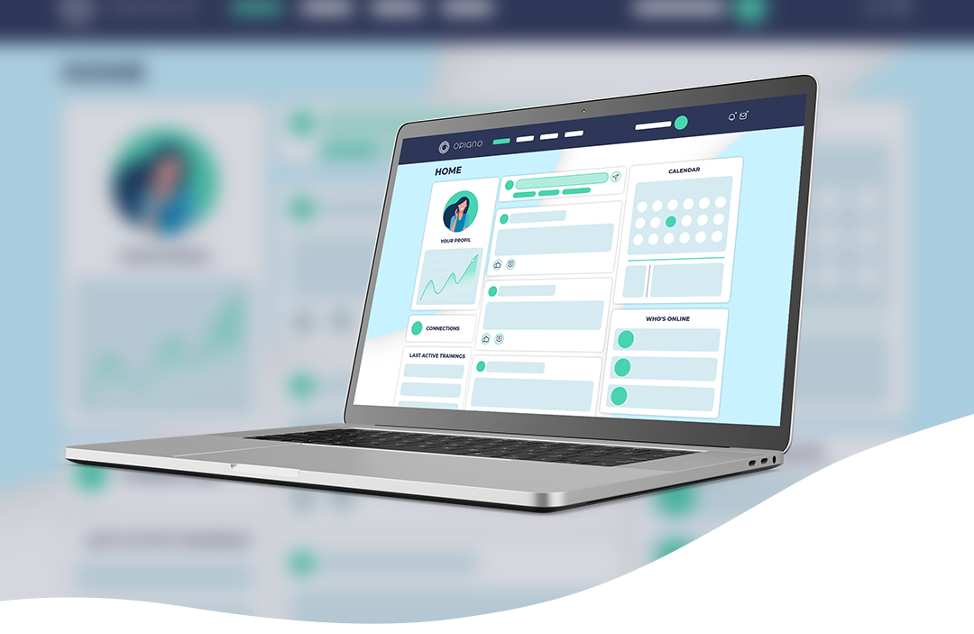 learning management system dashboard